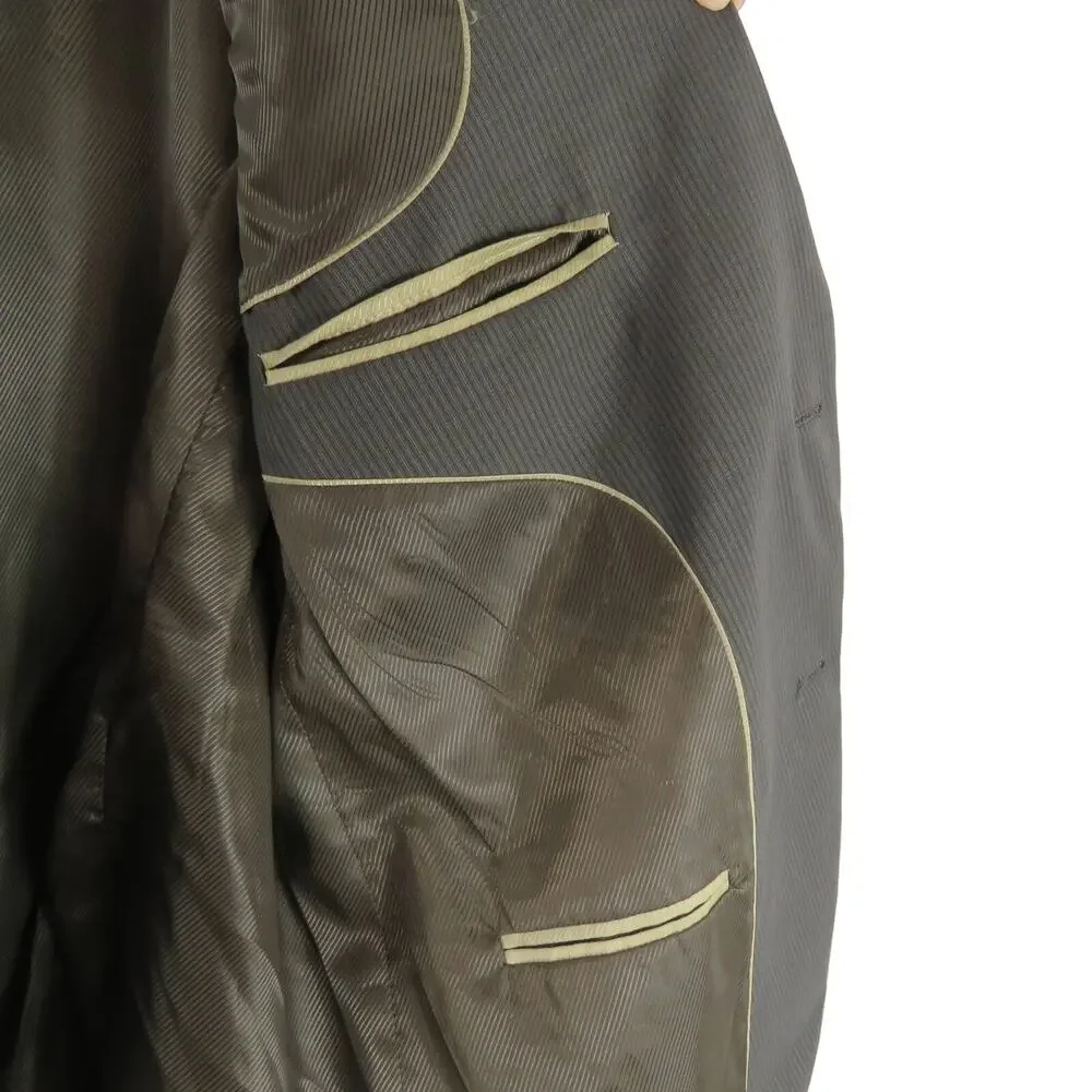 Andrew Fezza Men's Charcoal Gray Suit Jacket 46R